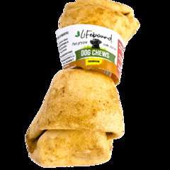 Kość dla psa wiązana 7/10 cm - o smaku Masła Orzechowego Kość dla psa wiązana 7/10 cm - o smaku Masła Orzechowego