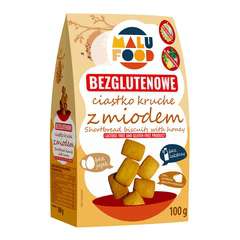 Ciastka kruche z miodem bez glutenu 100g Ciastka kruche z miodem bez glutenu 100g