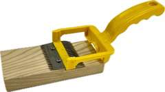 Odsklepiacz plastikowy ŻÓŁTY z drewnem do czyszczenia Odsklepiacz plastikowy ŻÓŁTY z drewnem do czyszczenia
