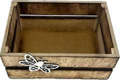 Skrzynka prezentowa opalana 28/20cm Skrzynka prezentowa opalana 28/20cm