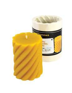 Forma silikonowa walec spiralny mały 8,5 cm Forma silikonowa walec spiralny mały 8,5 cm