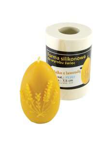 Forma silikonowa - Jajko z lawendą wysokość 7,5cm Forma silikonowa - Jajko z lawendą wysokość 7,5cm