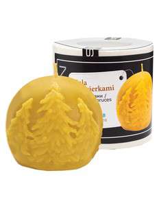 Forma silikonowa - Kula ze świerkami Forma silikonowa - Kula ze świerkami