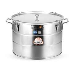 Pojemnik kwasoodporny CAADEX 28kg CAADEX Pojemnik kwasoodporny 28 kg z uszczelką, klamrami i uchwytami