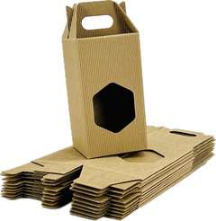 Komplet 10 sztuk kartoników z rączką na 1 słoik 900ml lub 815ml Komplet 10 sztuk kartoników z rączką na 1 słoik 900ml lub 815ml