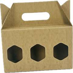 Opakowanie kartonowe na 3 słoiki 315ml lub 370ml Opakowanie kartonowe na 3 słoiki 315ml lub 370ml