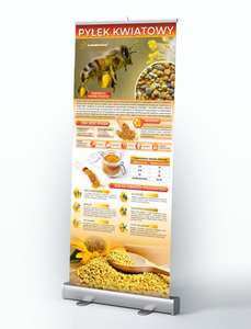 Roll-up edukacyjny 85x200 PYŁEK KWIATOWY Roll-up edukacyjny 85x200 PYŁEK KWIATOWY