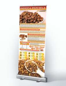 Roll-up edukacyjny 85x200cm PIERZGA PSZCZELA Roll-up edukacyjny 85x200cm PIERZGA PSZCZELA