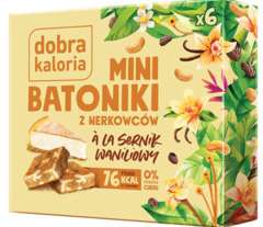 Mini batoniki A La Sernik Waniliowy 6 szt Mini batoniki A La Sernik Waniliowy 6 szt
