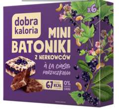 Mini batoniki A La ciasto porzeczkowe 6 szt Mini batoniki A La ciasto porzeczkowe 6 szt