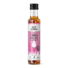 Olej rzepakowy z miodem, maliną i czarnuszką 250ml Olej rzepakowy z miodem, maliną i czarnuszką 250ml