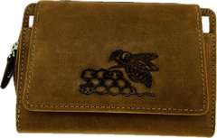 Portfel damski skórzany z klapką Portfel damski skórzany z klapką