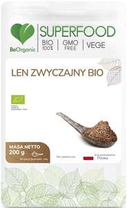 Len Zwyczajny (Siemię Lniane) BIO 250g – Beorganic | Naturalny Superfood Len Zwyczajny (Siemię Lniane) BIO 250g – Beorganic | Naturalny Superfood