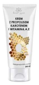 Krem z propolisem, karotenem i witaminą A,E 200ml Krem z propolisem, karotenem i witaminą A,E 200ml