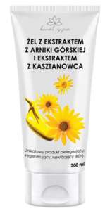 Żel z ekstraktem z arniki górskiej i ekstraktem z kasztanowca 200ml Żel z ekstraktem z arniki górskiej i ekstraktem z kasztanowca 200ml