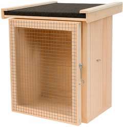 Ulik dla murarki ogrodowej – Drewniany, Wiszący z Otwieranymi Drzwiczkami Ulik dla murarki ogrodowej – Drewniany, Wiszący z Otwieranymi Drzwiczkami