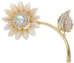 Broszka Kwiat z cyrkoniami Broszka Kwiat z cyrkoniami