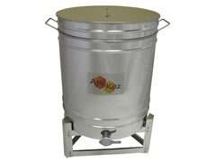 Odstojnik nierdzewny z sitem 70 L, zawór 6/4" Odstojnik nierdzewny z sitem 70 L, zawór 6/4"