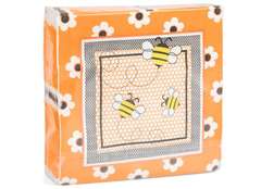 Serwetki Pszczoły & Pomarańczowy kwiat- opakowanie 50szt Serwetki Pszczoły & Pomarańczowy kwiat- opakowanie 50szt