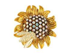 Broszka Pszczoła na Słoneczniku Broszka Pszczoła na Słoneczniku