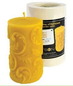 Forma silikonowa WALEC Z PĘDAMI PAPROCI 14cm Forma silikonowa WALEC Z PĘDAMI PAPROCI 14cm