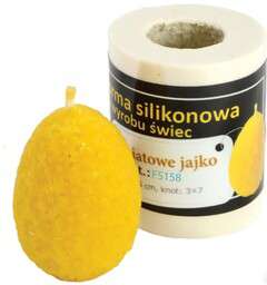 Forma silikonowa KWIATOWE JAJKO MAŁE 5,5cm Forma silikonowa KWIATOWE JAJKO MAŁE 5,5cm