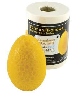 Forma silikonowa KORONKOWE JAJKO MAŁE 8,5cm Forma silikonowa KORONKOWE JAJKO MAŁE 8,5cm
