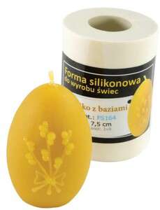 Forma silikonowa JAJKO Z BAZIAMI 7,5cm Forma silikonowa JAJKO Z BAZIAMI 7,5cm