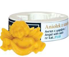 Forma silikonowa ANIOŁEK Z SZARFĄ ZAWIESZKA Forma silikonowa ANIOŁEK Z SZARFĄ ZAWIESZKA