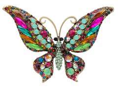 BROSZKA MOTYL DUŻY KOLOROWY BROSZKA MOTYL DUŻY KOLOROWY