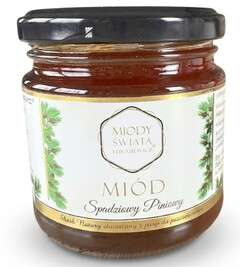 Miód spadziowy piniowy 250g, Miody Świata Łukasiewicz® Miód spadziowy piniowy 250g, Miody Świata Łukasiewicz®
