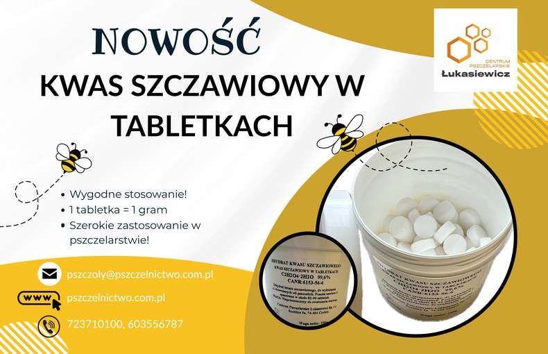 Kwas szczawiowy w tabletkach